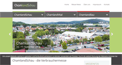Desktop Screenshot of chamlandschau.de