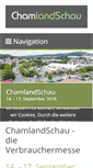 Mobile Screenshot of chamlandschau.de